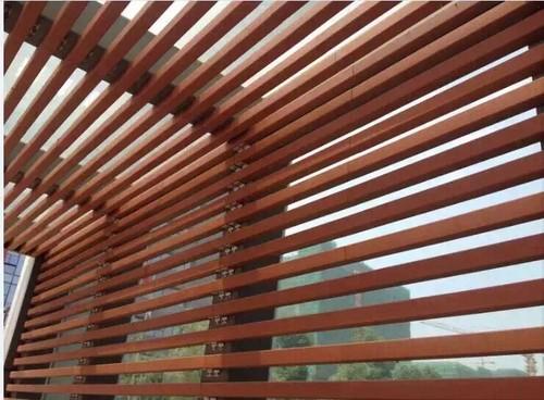 木纹铝方通效果图1